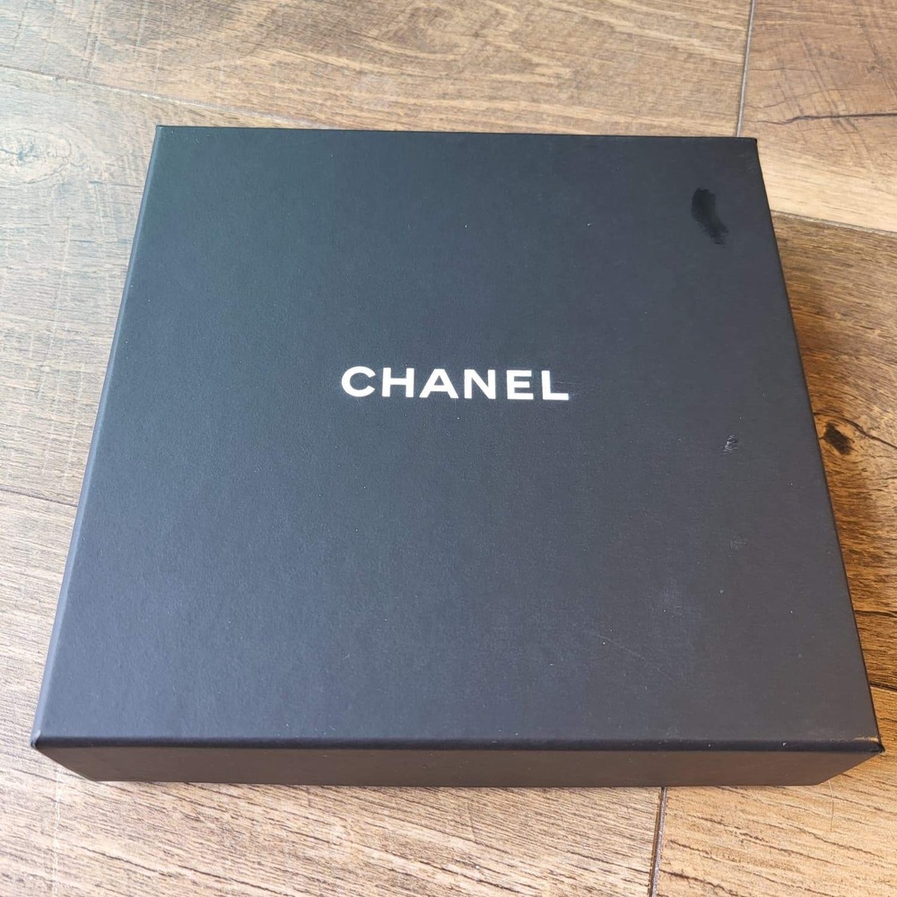Chanel Choker Necklace OS Gold Black Pearl Braided CC Logo Multi-Strand - Picture 2 of 10